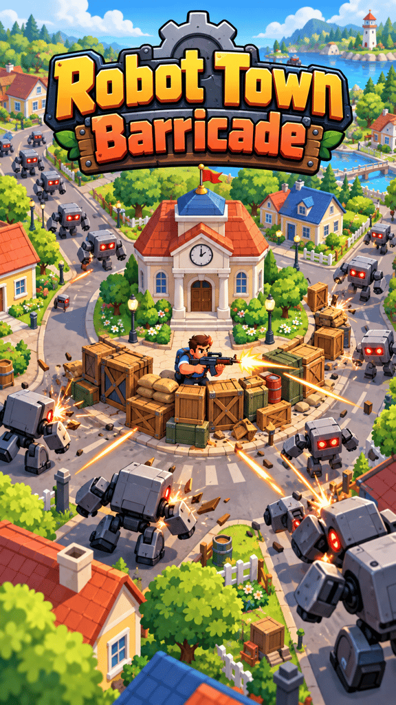 Robot Town Barricade