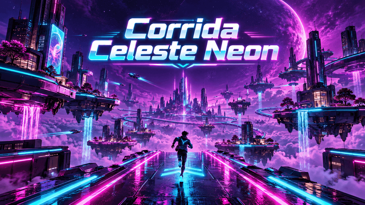 Corrida Celeste Neon