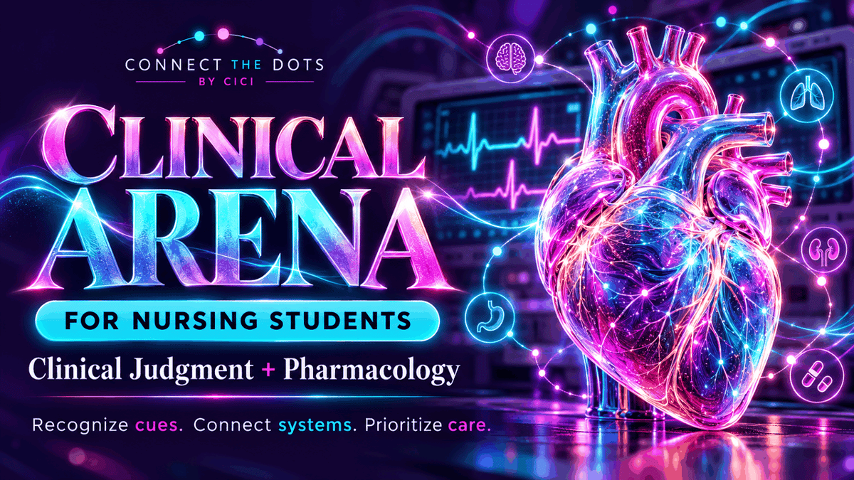 Connect the Dots by Cici — Clinical Judgment & Pharmacology Lab