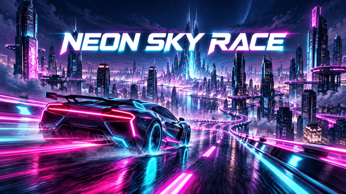 Neon Sky Race