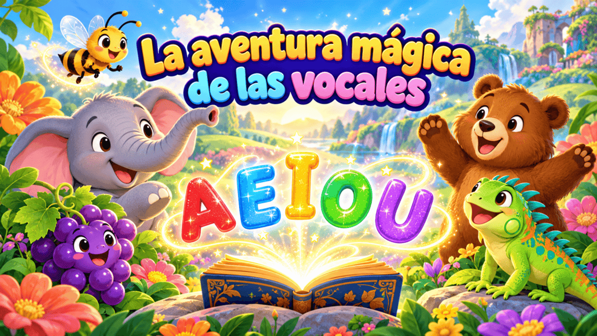 La aventura mágica de las vocales