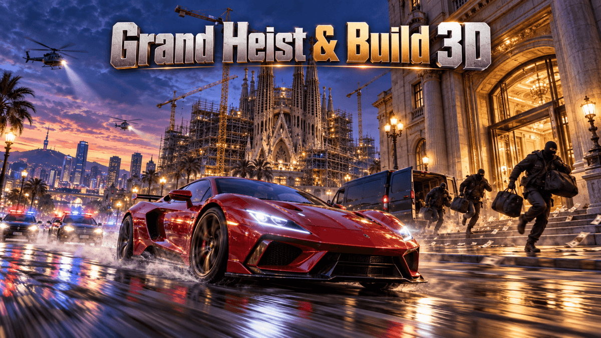 Grand Heist & Build 3D
