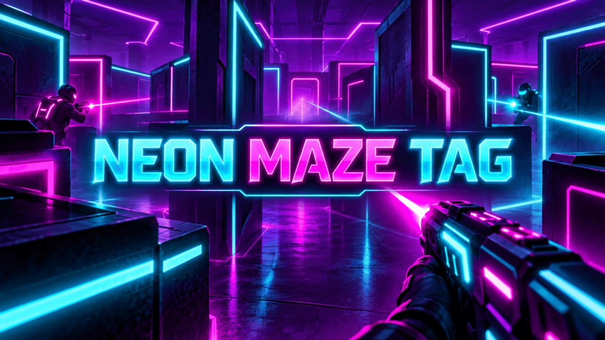 Neon Maze Tag
