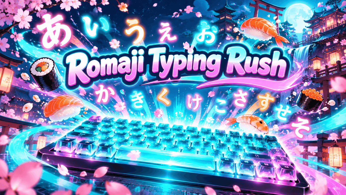 Romaji Typing Rush