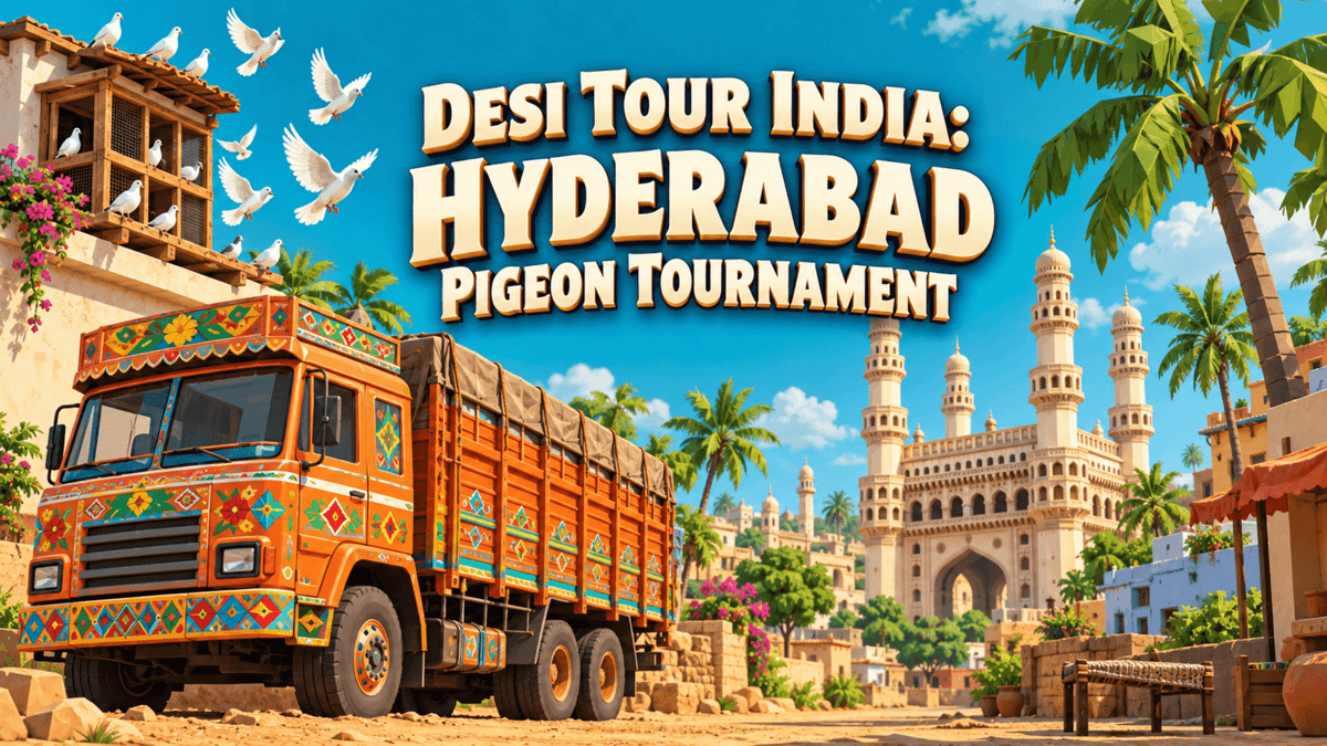 DESI TOUR INDIA: HYDERABAD PIGEON TOURNAMENT