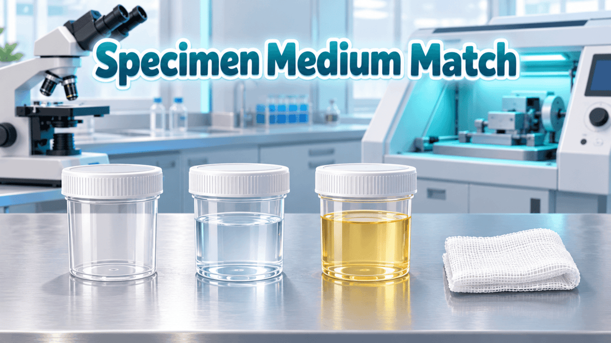 Specimen Medium Match