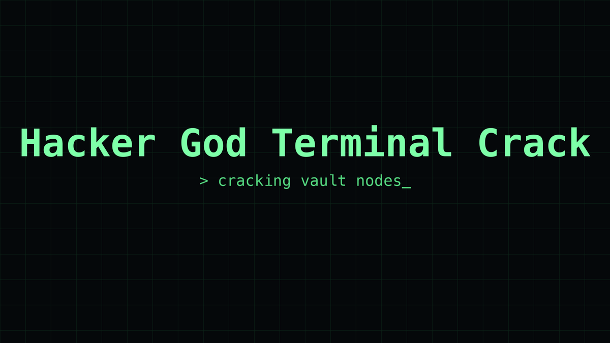 Hacker God Terminal Crack