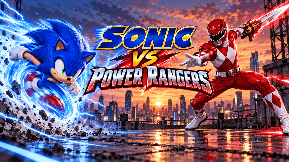 Sonic vs Power Rangers