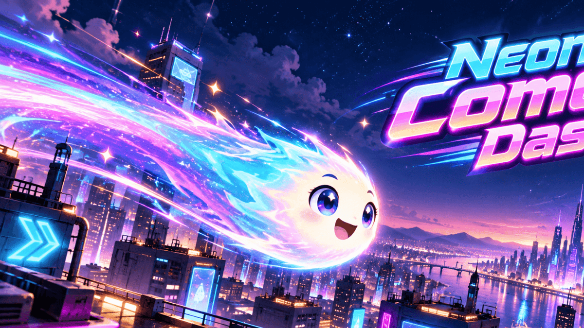 Neon Comet Dash