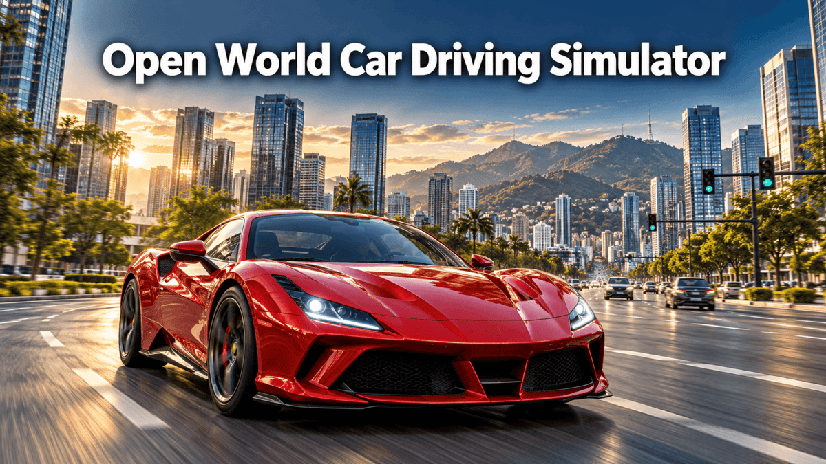 Open World Car Driving Simulator
