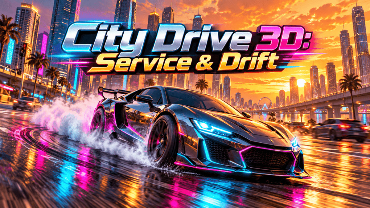 City Drive 3D: Service & Drift